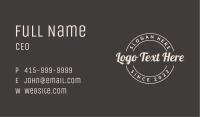 Generic Fashion Brand Business Card Image Preview