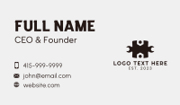 Wrench Letter H Business Card Design
