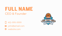 Basketball Varsity Shield Business Card Image Preview
