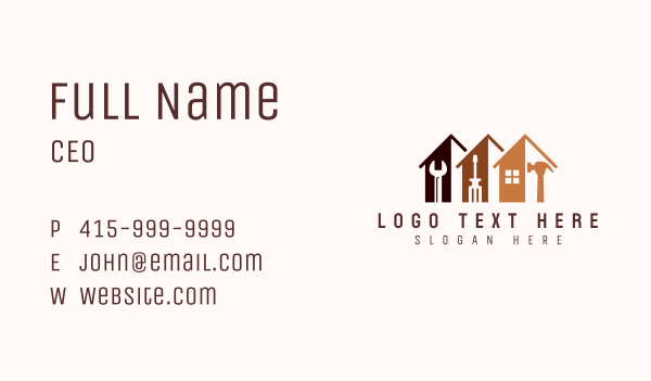 Tools Renovation Construction Business Card Design Image Preview