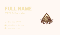 Mountain Peak Hiking Business Card Design