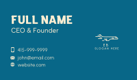 Fast Flying Jet Business Card Image Preview