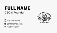 Pitbull Barbell Fitness Business Card Image Preview