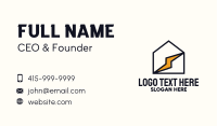 Lightning House Business Card Image Preview