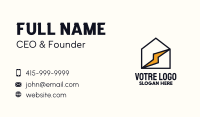 Lightning House Business Card Image Preview