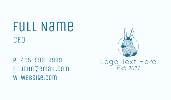 Blue Baby Boy Socks Business Card Design Image Preview