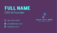 Musical Note Ribbon Business Card Image Preview