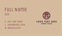 Dumbbell Workout Bodybuilding Business Card Image Preview