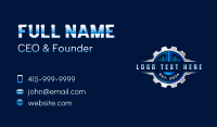 Industrial Mechanical Laser Business Card Preview