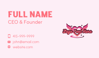 Heart Wings Orbit Business Card Image Preview