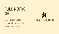 Letter A Fountain Pen  Business Card Image Preview