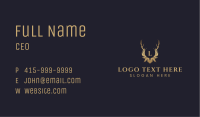 Ornament Antler Crest Business Card Image Preview