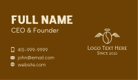 Angel Bean Halo  Business Card Image Preview