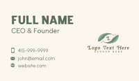 Garden Leaf Herb Business Card Design