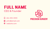 Red Medical Cross Business Card Image Preview