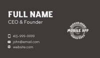 Paint Swirl Graffiti Business Card Image Preview