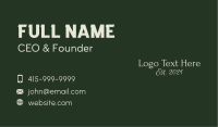 Classy Beauty Wordmark  Business Card Image Preview