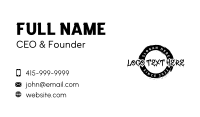 Urban Streetwear Wordmark Business Card Design