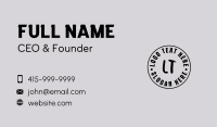 Rock Band Lettermark  Business Card Design