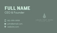 Outline Tree Branch Business Card Preview