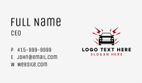 Lightning Fast Car Business Card Image Preview