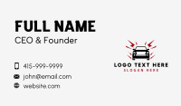 Lightning Fast Car Business Card Image Preview