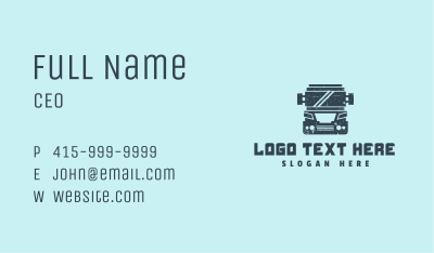 Trucking Automotive Delivery Business Card Image Preview