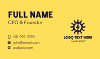 Lightning Bolt Helm Business Card Preview