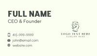 Mental Health Leaf Business Card Design