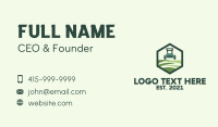 Hexagon Lawn Care  Business Card Image Preview