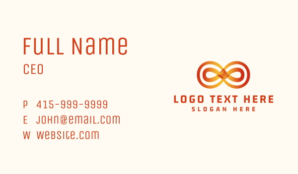 Business Gradient Loop Business Card Design Image Preview