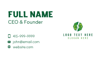 Botanical Leaf Landscaping Business Card Preview