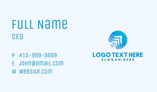 Logistics Arrow Courier Business Card Design Image Preview