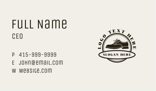 Shoes Footwear Boutique Business Card Design Image Preview