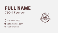 Hand Planer Woodworking Business Card Image Preview