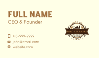 Woodwork Timber Crafting Business Card Image Preview