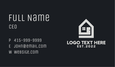 Residential House Engineer  Business Card Image Preview