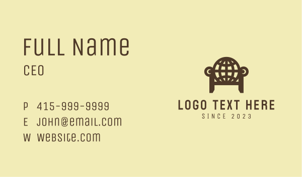 Global Furnishing Company Business Card Design Image Preview