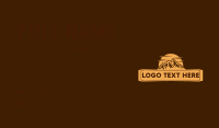 Mountain Landscape Camp Business Card Image Preview