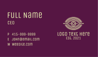 Tribal Eye Surveillance  Business Card Image Preview