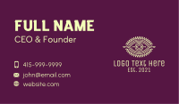 Tribal Eye Surveillance  Business Card Image Preview