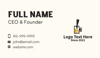 Craft Beer Tap Business Card Design