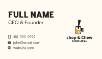 Craft Beer Tap Business Card Image Preview