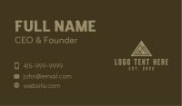 Minimalist Mountain Landform Business Card Image Preview
