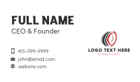 Wheel Mechanic Garage Business Card Preview