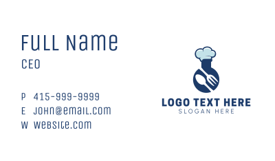 Chef Lab Cuisine Business Card Image Preview