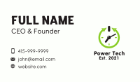 Clock Power Business Card Image Preview