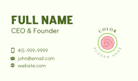 Circular Rose Thorns Business Card Image Preview