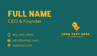 Yellow Baby Chick  Business Card Image Preview