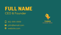 Yellow Baby Chick  Business Card Image Preview
